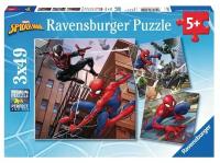 Пазл Ravensburger 3x49 Marvel Spider-Man Человек-паук, арт.08025