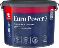 Tikkurila Euro Power 7 / Тиккурила Евро 7 краска матовая моющаяся база А 9л