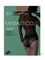 Колготки Omsa Fantastico, 20 den, размер 3, черный