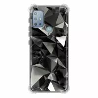 Дизайнерский силиконовый с усиленными углами чехол для Леново К13 Нот / Lenovo K13 Note Черные кристаллы