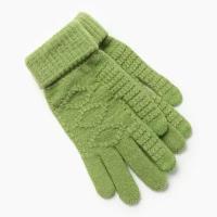 S.Gloves Перчатки женские, цвет зеленый, размер 7-8