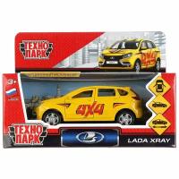 Машина металл Лада Иксрей, Спорт 12 см, инерционная, желтый Технопарк XRAY-SPORT