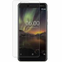 Защитное стекло 3D Tempered Glass для Nokia 6.1 полный клей ( прозрачное )