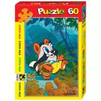 Пазл Step puzzle Экран Крошка Енот (81005), 60 дет., 23х33х3.5 см