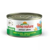 Влажный корм для кошек Almo Nature Legend, с тунцом, с кукурузой (кусочки в бульоне)