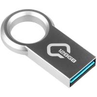 Флешка Qumo Ring 128 Гб usb 3.0 Flash Drive - металлический корпус