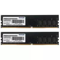 Оперативная память Patriot Signature DDR4 - 2x 8Gb, 3200 МГц, DIMM, CL22 (psd416g3200k)