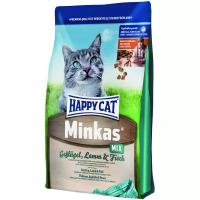 Сухой корм для кошек Happy Cat Minkas Mix, с ягненком, с птицей, с рыбой