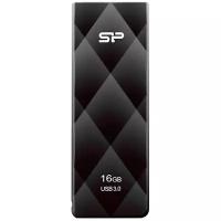 USB Flash накопитель 16Gb Silicon Power Blaze B20 Black (SP016GBUF3B20V1K)