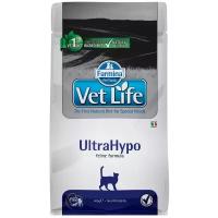 Сухой корм для кошек Farmina Vet Life UltraHypo при аллергии, при проблемах с ЖКТ 400 г