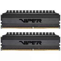 Оперативная память Patriot Memory VIPER 4 BLACKOUT 8 ГБ (4 ГБ x 2) DDR4 3000 МГц DIMM CL16 PVB48G300C6K