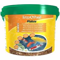 Tetra Pond Flakes Корм для прудовых рыб хлопья для молодых рыб, 10л