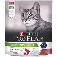 Корм для стерилизованных кошек Purina Pro Plan Opti Savour с уткой, с печенью 400 г