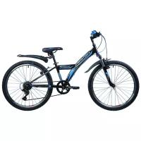 Горный (MTB) велосипед Novatrack Racer 24 Hardtail (2020) черный 10" (требует финальной сборки)