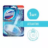 Domestos Атлантик 3 в 1, гигиенический блок для очищения унитаза, против запахов и грязи, 40 гр