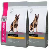 EUKANUBA GERMAN SHEPHERD для взрослых собак немецкая овчарка (10 + 10 кг)