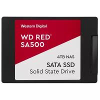 Твердотельный накопитель SSD WD Red™ SA500 NAS 3D NAND WDS400T1R0A 4ТБ 2,5" SATA-III (TLC)