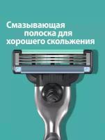 Сменные Кассеты Для Мужской Бритвы Gillette Mach3, с 3 лезвиями, прочнее, чем сталь, для точного бритья, 8 шт