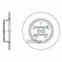 Диск Тормозной Задний Honda Accord Viii 08- Sd4111 Sangsin brake арт. SD4111