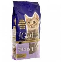 Nero Gold сухой корм для кошек с чувствительным пищеварением, ягненок - 800 г х 3 шт