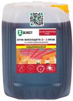 Огнезащитная пропитка Зелест антисептик «О-3 проф» ОгнеСуперПроф, 10 кг, рубин