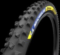 Велопокрышка 29"x2.4 (61-622) MICHELIN DH MUD TLR BLACK,55TPI, разрезные блоки протек-а, чёрный 399994