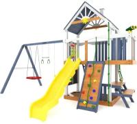 Детская игровая площадка IgraGrad Premium Шато (дерево) модель 1 (спортивно-игровая площадка для дачи и улицы)