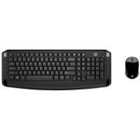 Клавиатура и мышь HP 3ML04AA Wireless Keyboard and Mouse 300 Black USB