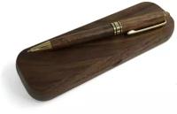 Шариковая ручка в деревянном футляре BambooWood из ореха