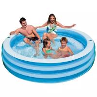 Детский бассейн Intex Swim Center Blue Round 57481