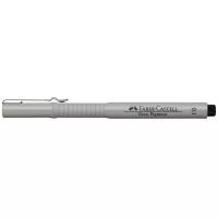 Faber-Castell Ручка капиллярная Ecco Pigment, 0.1 мм, 166199, черный цвет чернил, 1 шт