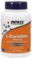 NOW L-Carnitine 1000 mg (50 таб)