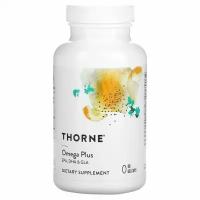 Thorne, Omega Plus, 90 желатиновых капсул