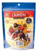 Детский игровой набор Отряд солдатиков Скифы. 5 солдатиков + пушка (орудие и 4 снаряда)арт. 00418/РС