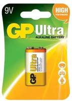 GP Ultra Alkaline 9V Крона (4891199034688) Алкалиновая батарейка GP Ultra Alkaline 9V Крона - 1 шт. на блистере 4891199034688