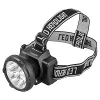 Ultraflash LED5363 (фонарь налобн аккум 220В, черный, 9LED, 2 реж, пласт, бокс)