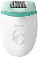 Эпилятор Philips BRE 224/225 Satinelle Essential, белый/зеленый