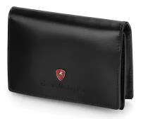 Визитница TONINO LAMBORGHINI Prestige Black, натуральная кожа