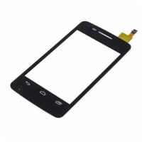 Сенсорное стекло (тачскрин) для Alcatel One Touch 4007X Pixi (черный)