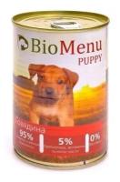 BioMenu Консервы для щенков с говядиной (PUPPY) 45020 | PUPPY 0,41 кг 18927 (26 шт)