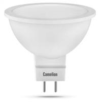 Светодиодная лампа Camelion MR16 GU5.3 220V 10W (800lm 100°) 4500K 4K матов. 50x46 пластик LED10-JCDR/845/GU5.3