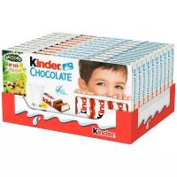 Киндер шоколад Kinder Chocolate, молочный, 100 г по 10 шт