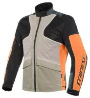 Мотокуртка текстильная Dainese AIR TOURER TEX Frost-Gray/Flame-Orange/Black, (р.46)