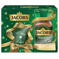 Кофе растворимый Jacobs Monarch, подарочный набор с кружкой