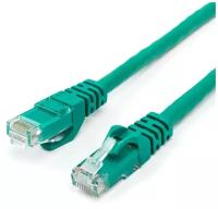 Патч-корд ATCOM (AT9501) UTP 0,5 m, литой, RJ45, Cat.6, Atcom зеленый