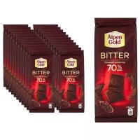 Шоколад Alpen Gold BITTER Альпен голд Горький 70% какао, 80г х 22 шт