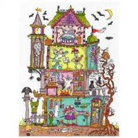 Набор для вышивания Haunted House (Дом с привидениями) 26 x 35 см Bothy Threads XCT25