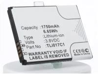 Аккумуляторная батарея iBatt 1750mAh для Alcatel OT-5017D, OT-4060A, OT-5019