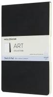 Блокнот для рисования Moleskine ART SOFT SKETCH PAD ARTSKPAD3 Large, 130х210 мм, 48 страниц, мягкая обложка, черный