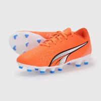 Бутсы детские Puma Ultra Play FG/AG 10723301, р-р 38.5RUS (5.5 UK), Оранжевый